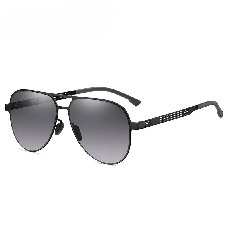 Gafas de sol para conducir para hombre, nueva moda, diseño de marca de lujo, marco de Metal, gafas resistentes a los rayos UV, protección ocular de alta calidad
