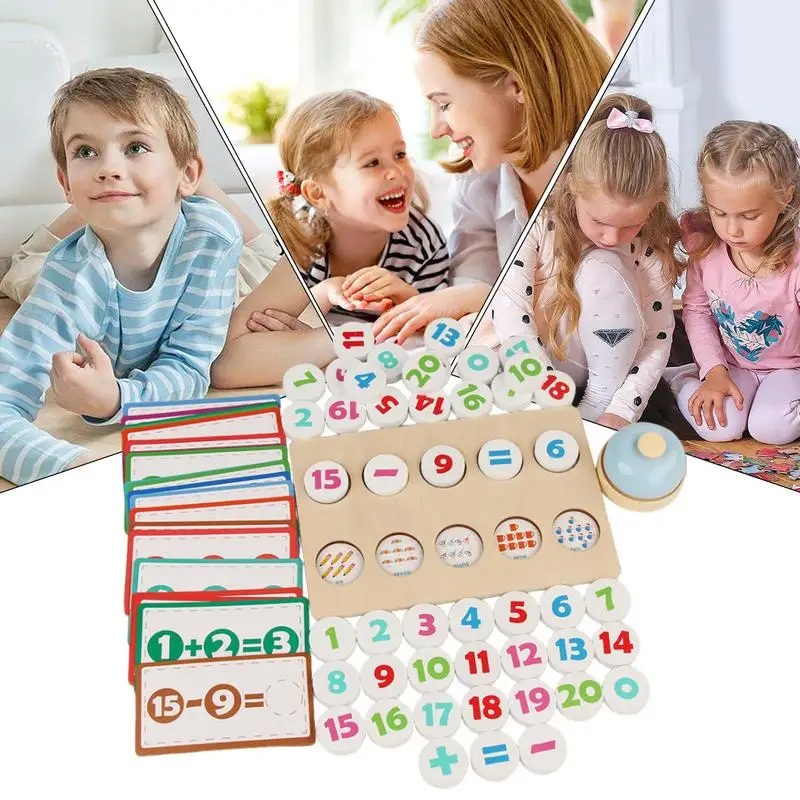 Jeux d'addition et de soustraction mathématiques, compétences de calcul, jeu explorez ecs de comptage, jouets de comptage mathématiques préscolaires