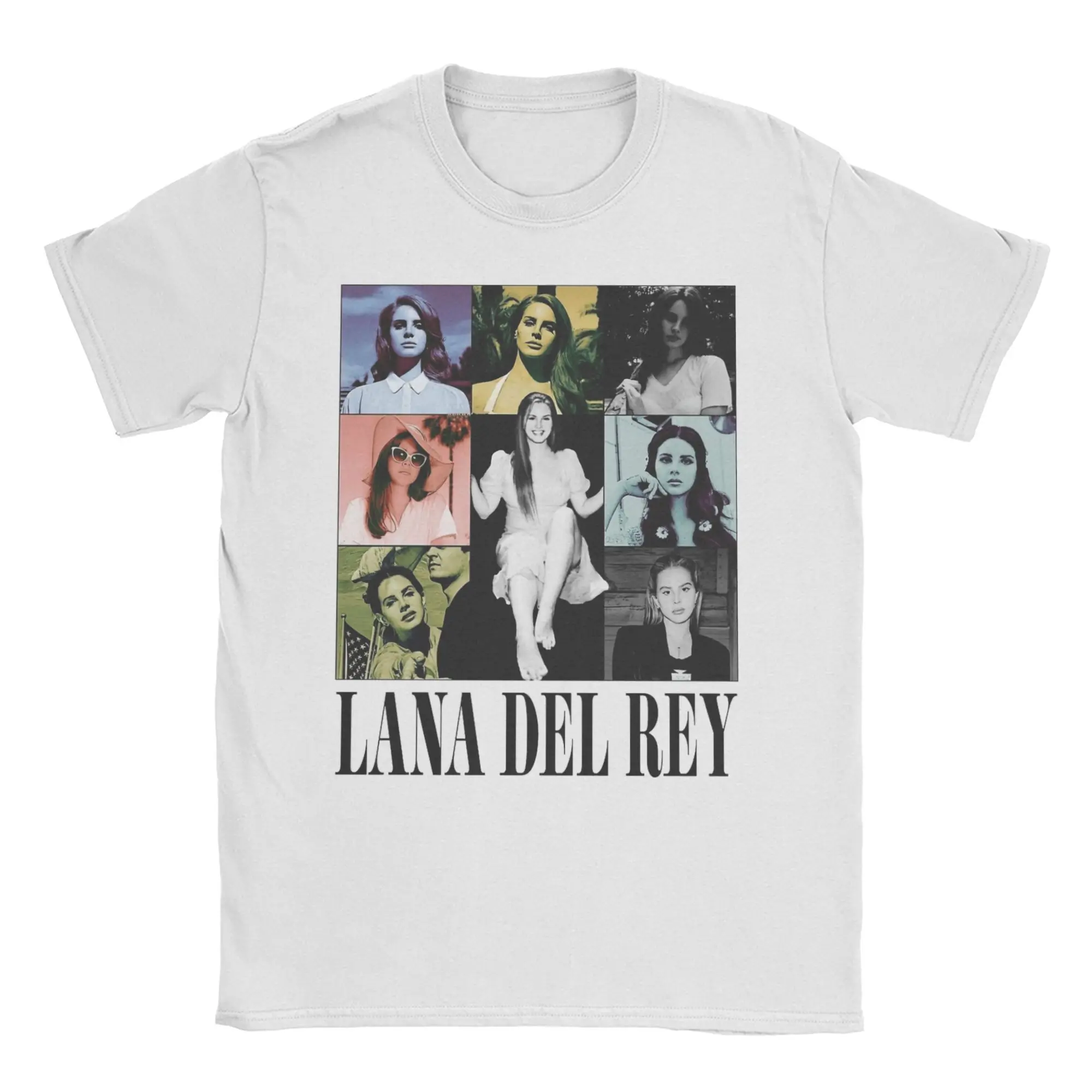 

Мужская и женская футболка West Coast Lana Del Rey, хлопковые топы, юмористическая футболка с коротким рукавом и круглым воротником, идея подарка, футболки