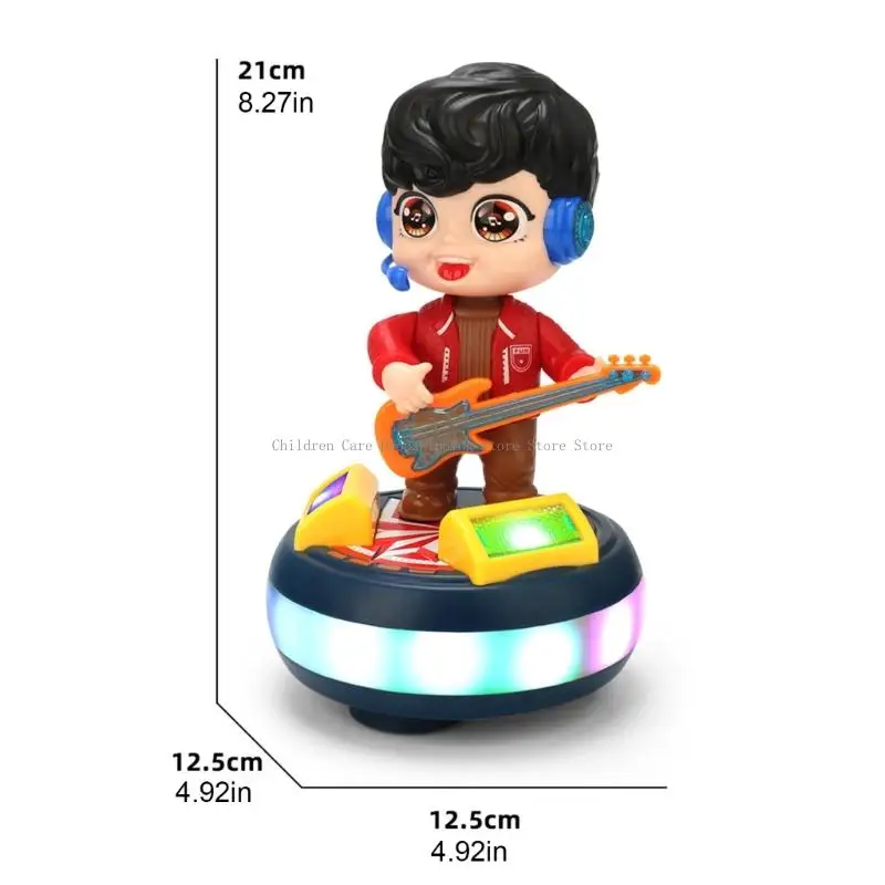 Blinking Dancing Gitarre Boy Toy Music Music Educational Toy für Kleinkindunterhaltung