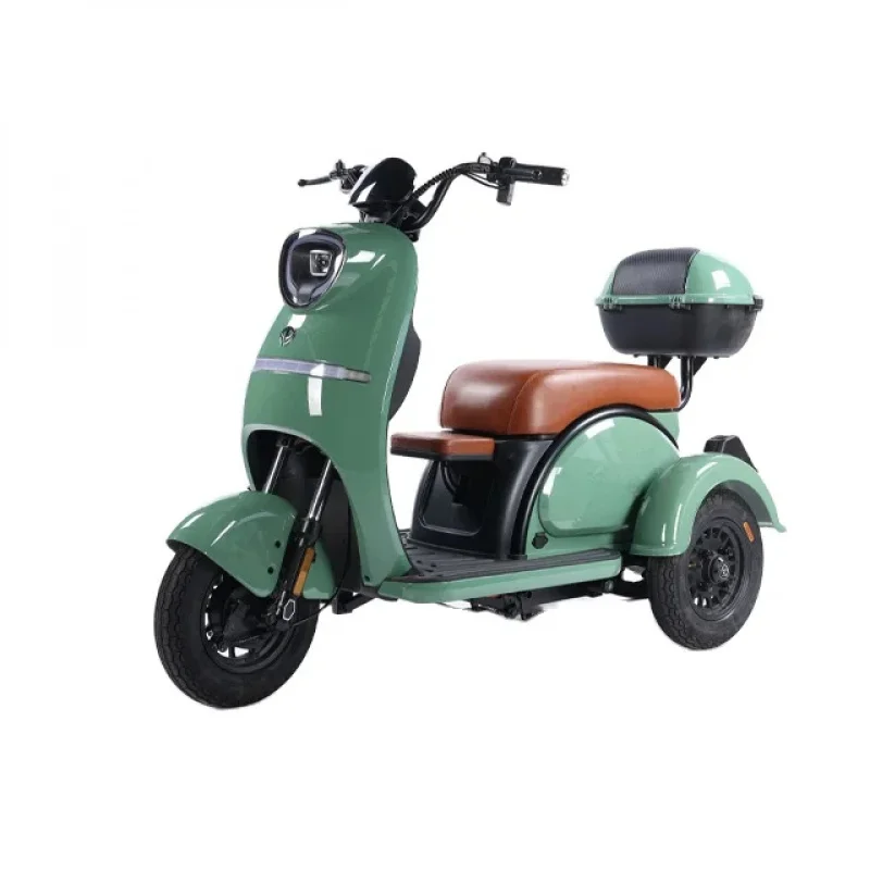

48V 60W Three-Speed Variable Vacuum Tire Electric Tricycle Custom Export from China Electric Vehicle Factory Open Body Type