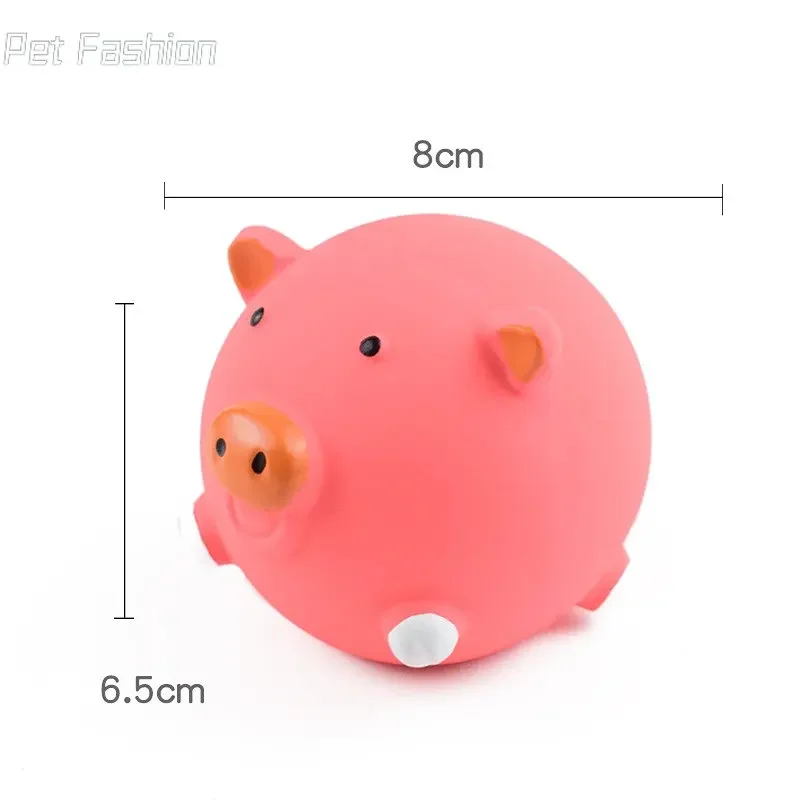 Pet Interactive Toy for Dog Cat Screaming Rubber Chicken Pig Cow Toy for Dogs Latex Squeak Squeaker Chew Training Pet Products