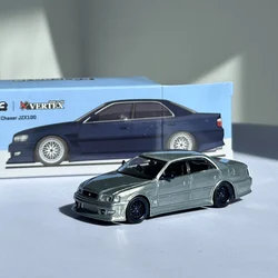 Diecast 1:64 Scale Toyota Chaser JZX100 Simulation Alloy Car Model Static Display Collectible Toy Gift Souvenir Decoration