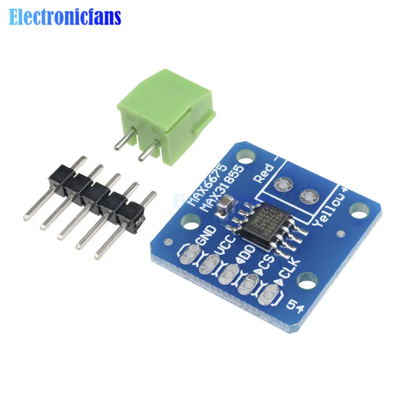 MAX31855 MAX31855K MAX6675 Sensor Module K Type Thermocouple Breakout Board Temperature Measurement Degrees Sensor For Arduino