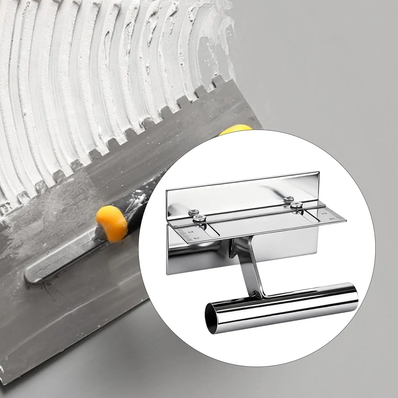 مجرفة زاوية محمولة لتنعيم البناء وقابلة للتعديل، أداة تشطيب للخرسانة للتجديد، حافة البناء