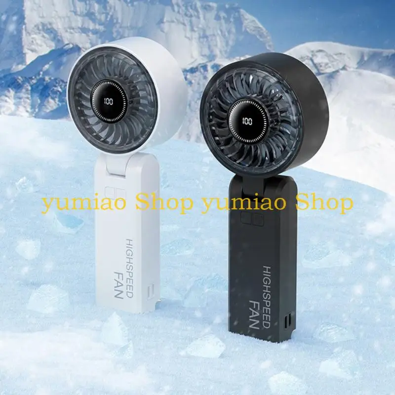 587B Powerful Mini Handheld Fan 9m/s Turboes Wind USB Operated Personals Temperature Control Tool