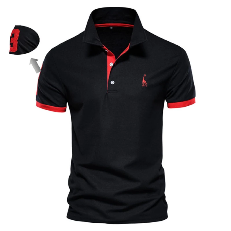 

Simplicity Solid Color Print Polo Shirt For Men Summer Business Casual Short Sleeve Tees Fashion Lapel Tops Oversized Golf Wear