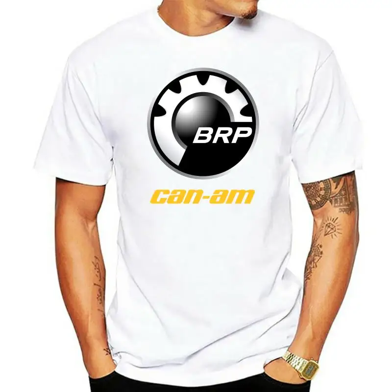 CAN AM Logo BRP ATV Renegade UTV Outlander Black TShirt Tee Shirt New Fashion Mens Short Sleeve Tshirt Cotton T Shirts 2024 Tops