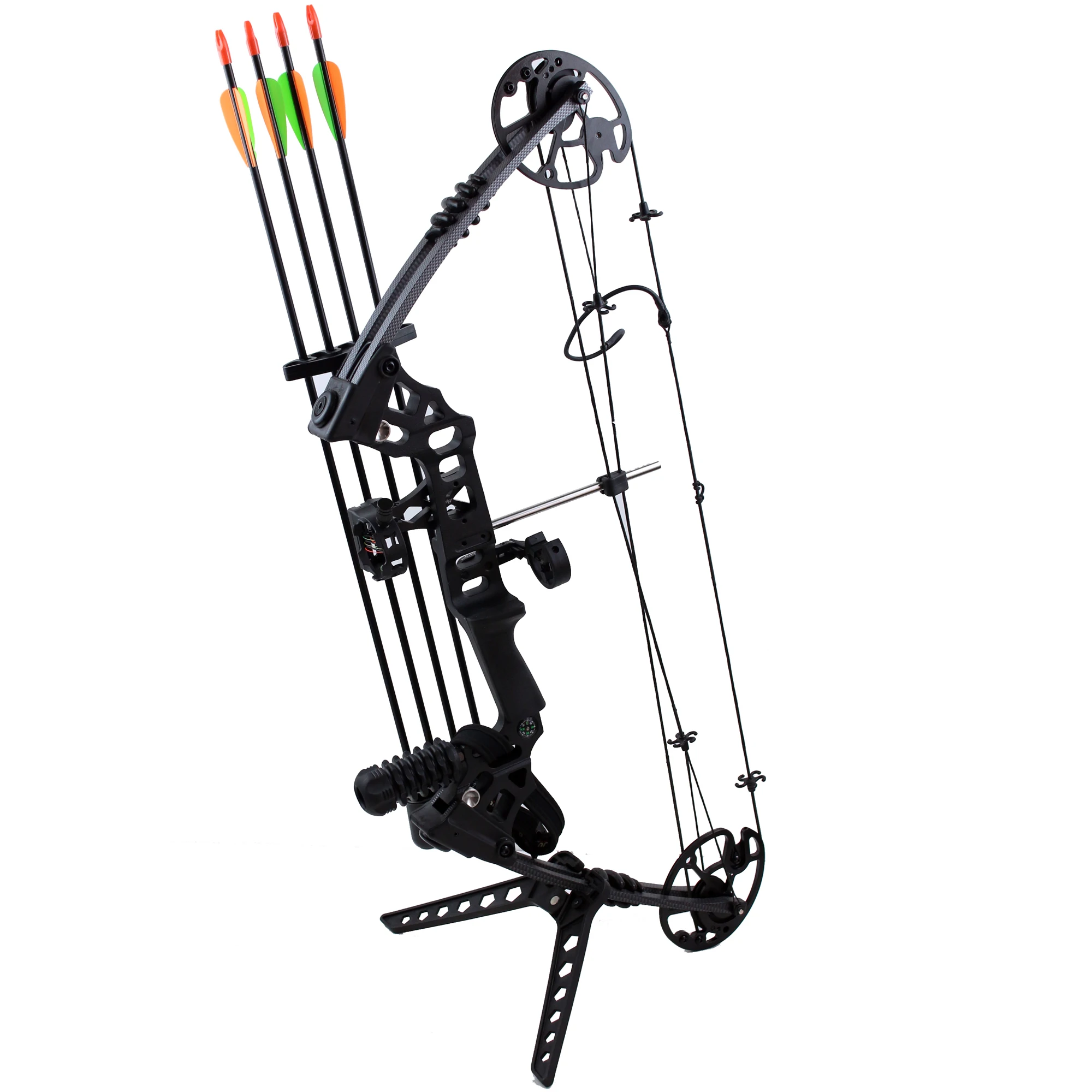 

Junxing M120 Black Compound Bow Right Handed for Outdoor Hunting 20-70lbs