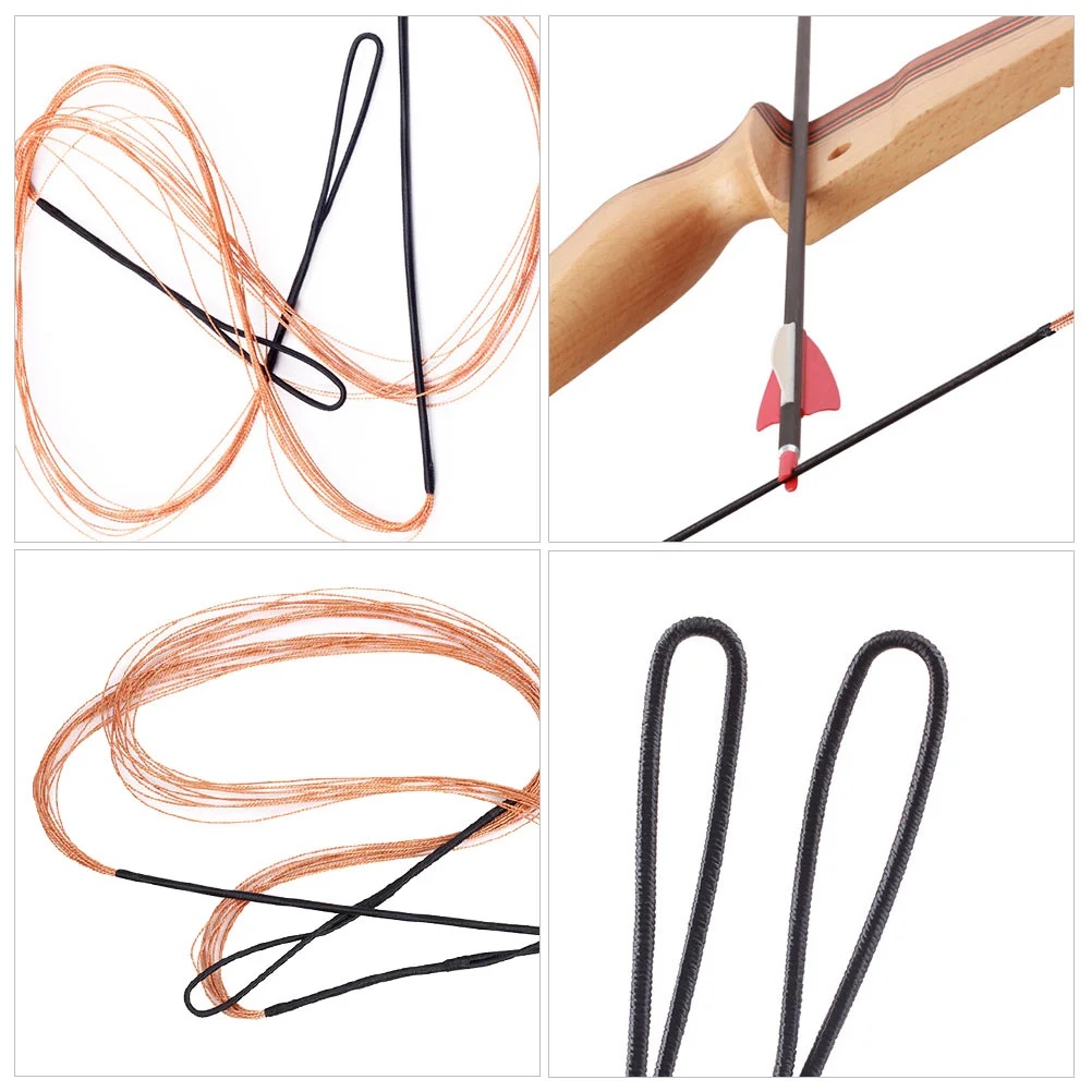 

Bow Hunting Accessories Tire Line Bowstring Recurve Practical Football Limbs Chocolate Nylon Material