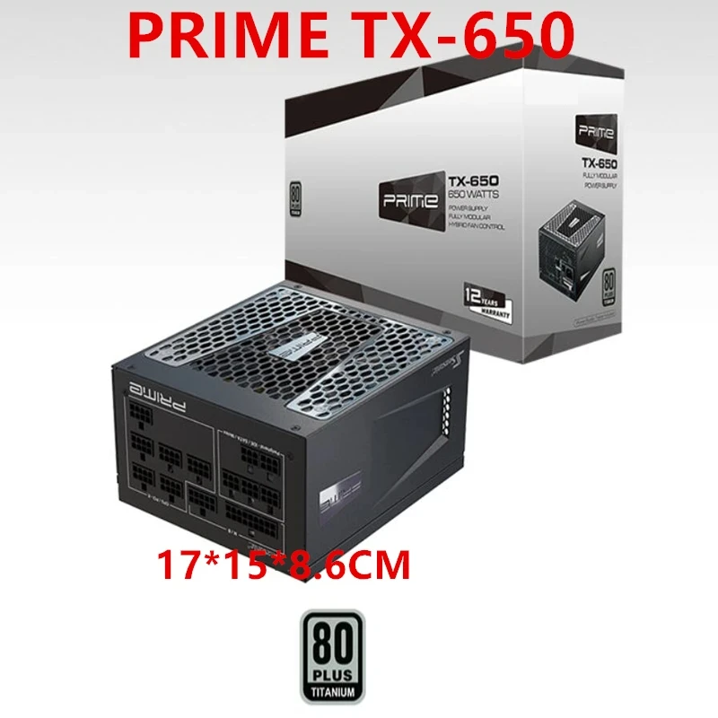 New Original PSU For Seasonic 80plus Titanium Silent 650W 750W 850W Power Supply PRIME TX-650 PRIME TX-750 PRIME TX-850