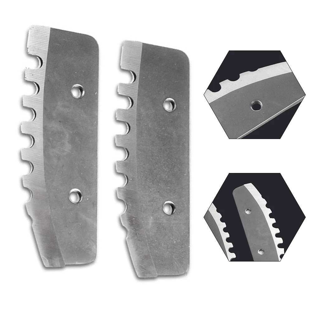 2 Stuks 8 Inch Vervanging Vijzelbladen Ijs Auger Blades Voor Power Ijs Auger Gereedschap Rvs Ijs Auger Blades power Tools