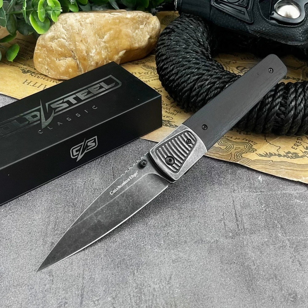 

Caledonian Pocket Pocket Knife 440C Steel Blade G10 Handle Outdoor Camping Survival EDC Pocket Knife Father's Day Gift