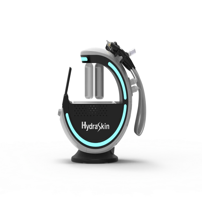 الموجات فوق الصوتية العناية بالبشرة العلاج بالتبريد آلة اللوازم الطبية الجليد الأزرق مرآة سحرية محلل الجلد الأكسجين المائية آلة الوجه #5