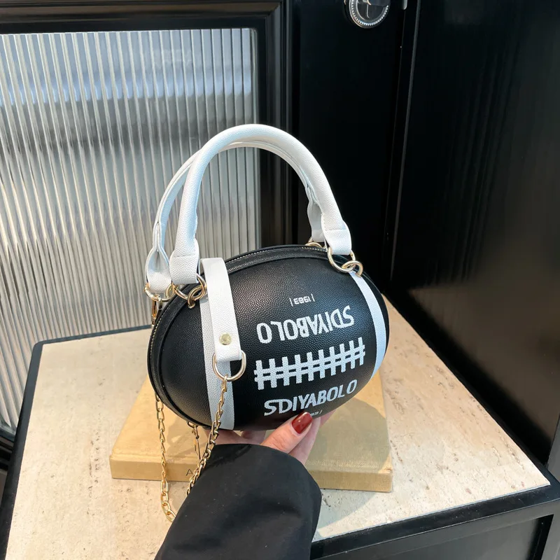 

2025 Spring Japanese Style Rugby Bag Soft Color Block Letter Bag Unique Crossbody Purse Trendy Niche Shoulder Bag for Women​