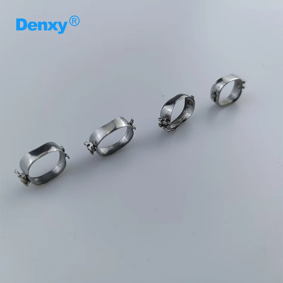 Denxy 5 Sets/Lot Dental-Prämolarenbänder mit Roth-Bracket 1-24 # Orthodontisches Prämolarenband, vorgeschweißt mit Klammern, Zahnarztmaterialien – Detail 5