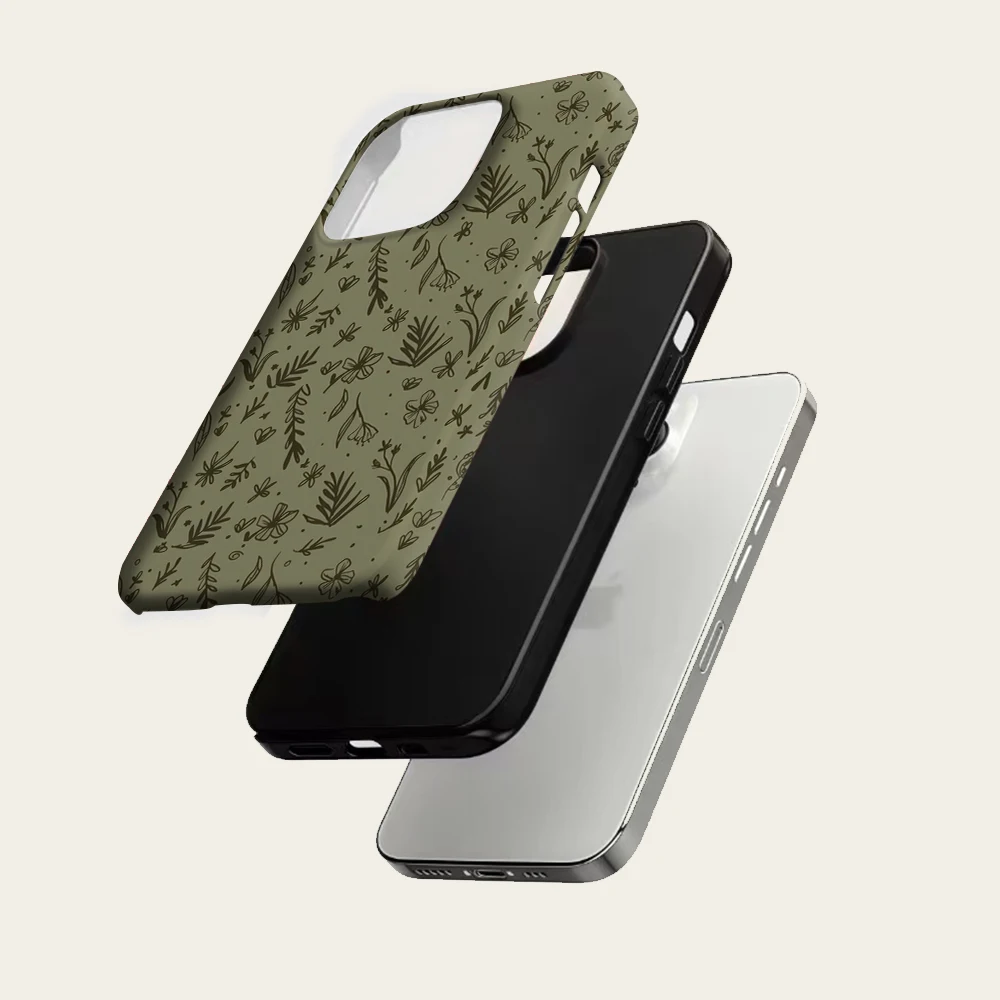 عشب رسم آيفون 17 يجب على حافظة هاتف مغناطيسية آيفون 17 16 15 14 13 برو ماكس بلس حافظة صعبة واحدة مزدوجة الطبقة