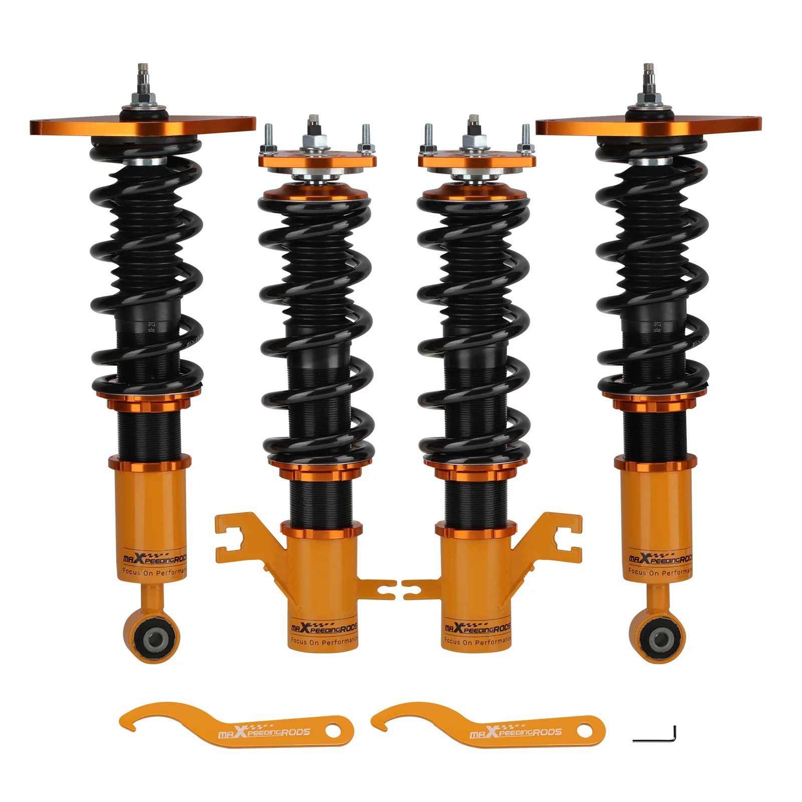 

MaXpeedingrods Coilovers Shock Absorber Kits Suspensions for Nissan Sentra B15 2000-2006 Adjustable Damper