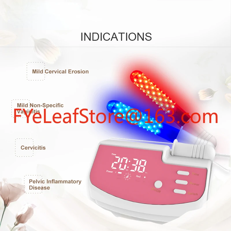 New Product Red Laser and Blue Light Gynecology Equipment Physical Therapy  Tightening Device