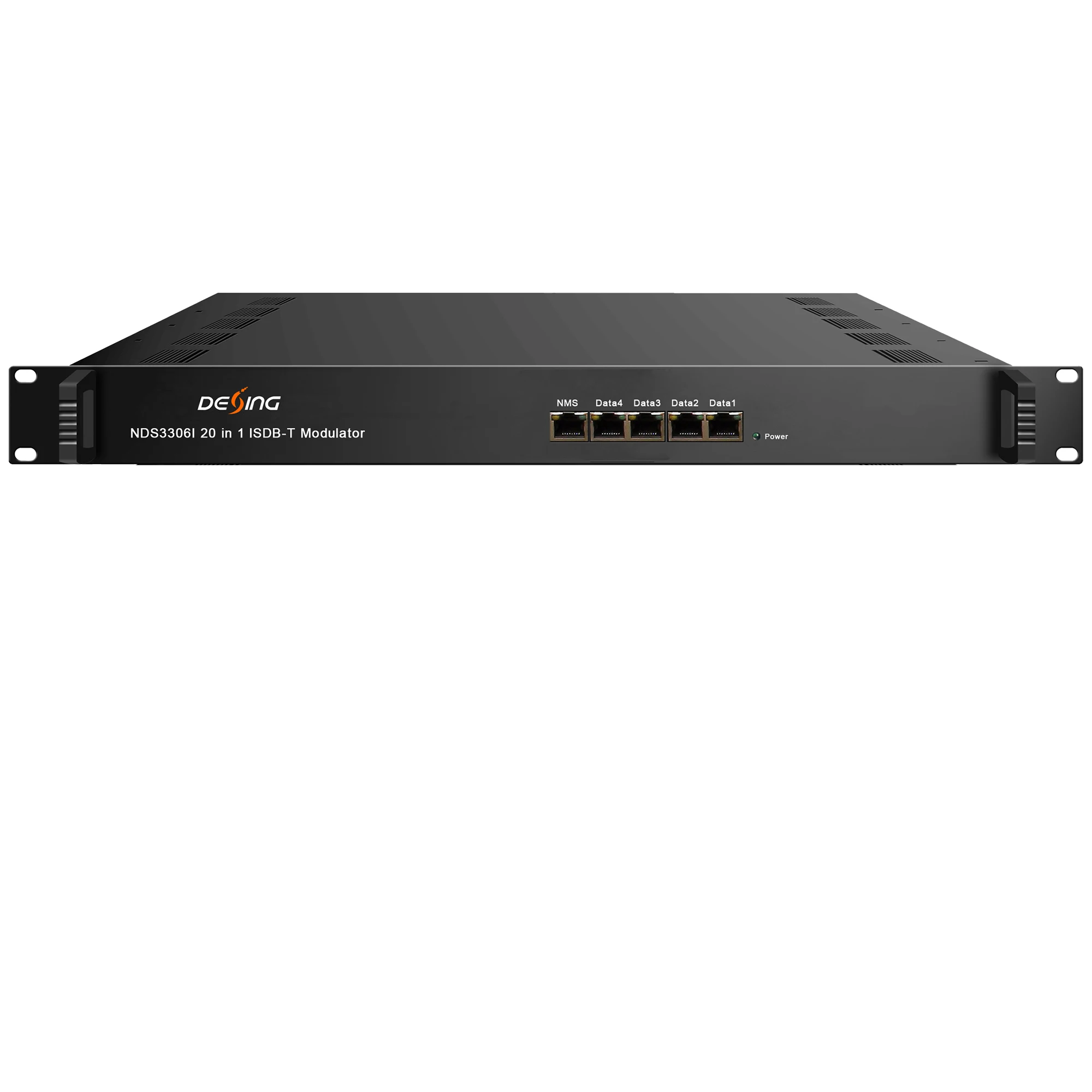 16 24-channel IP TO ISDBT DVB-T TDT ATSC DVB-C modulator IP to RF 4X1G+2 SFP Digital TV front-end equipment Multi-carrier