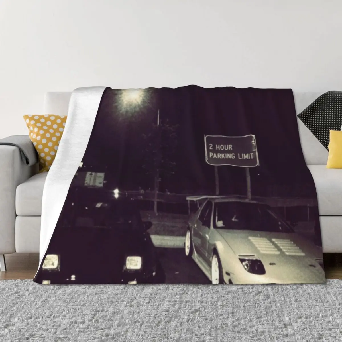 

Midnight Club JDM Throw Blanket Moving Decoratives Warm Designers Blankets