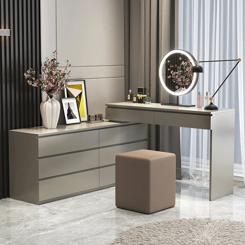 Bedroom Luxury Dressing Table Storage Minimalist European Drawer Dressing Table Girls White Penteadeira Para Quarto Furniture