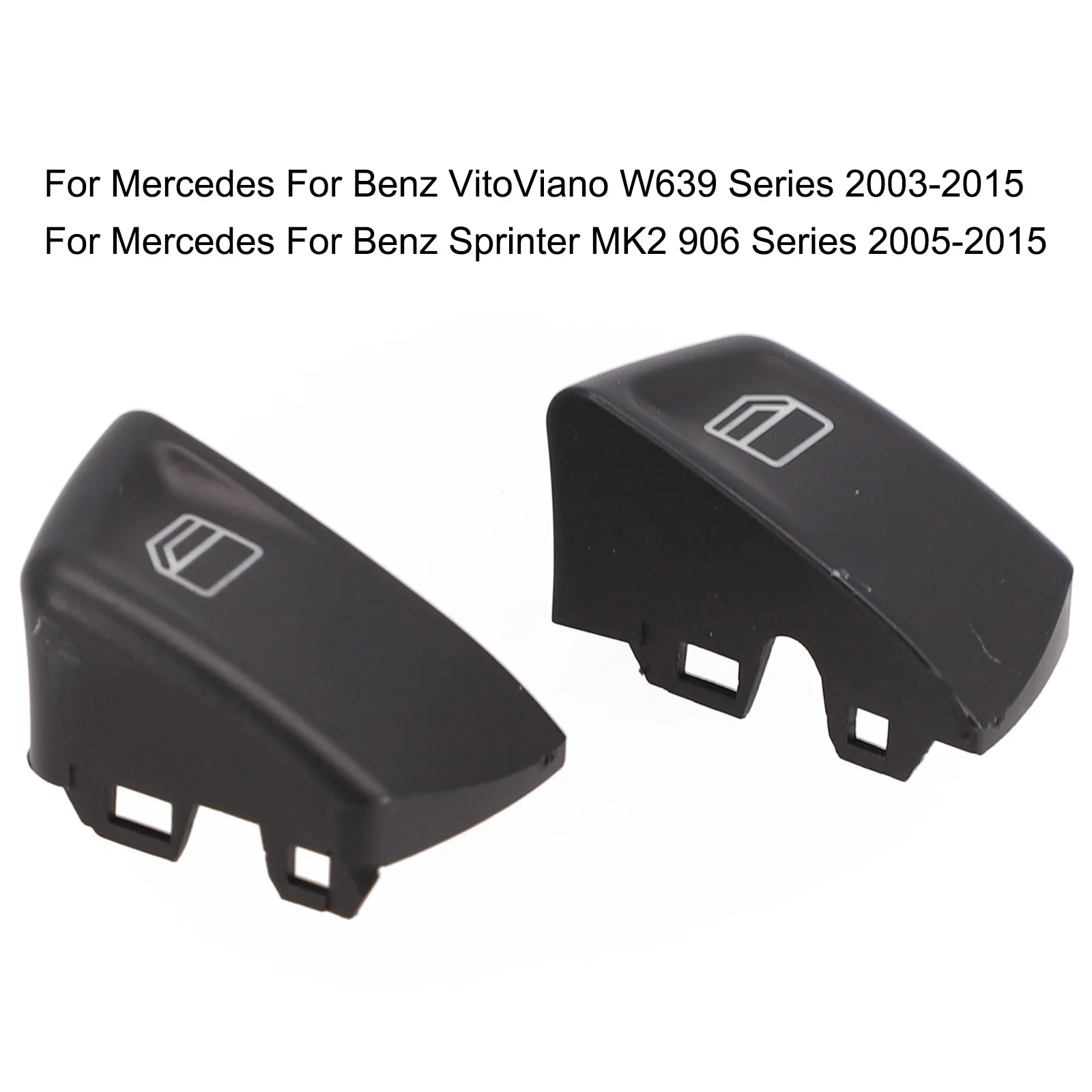 For Mercedes For Benz Vito/Viano W639 Series 2003-2015 Pair Of Car Inner Window Lift Switch Button Console Cap 807624374022