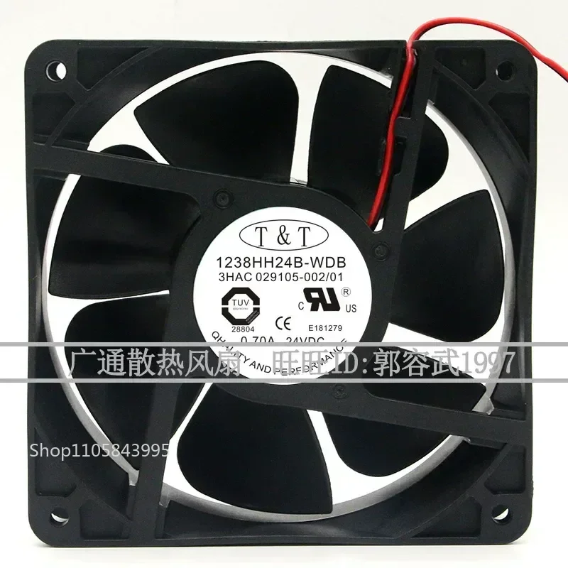 QM for ABB Robot Controller Fan 1238HH24B-WDB 3HAC029105-001 002 with Plug