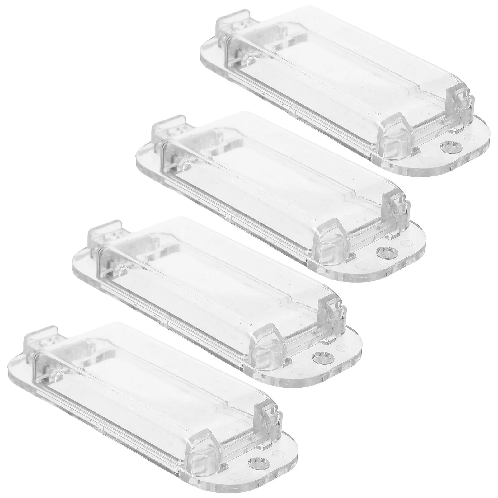 4Pcs Child Proof Wall Switch Cover Enhanced Safety Protective Button Guard Clear Paddle Light Switch Covers Prevent Accidental