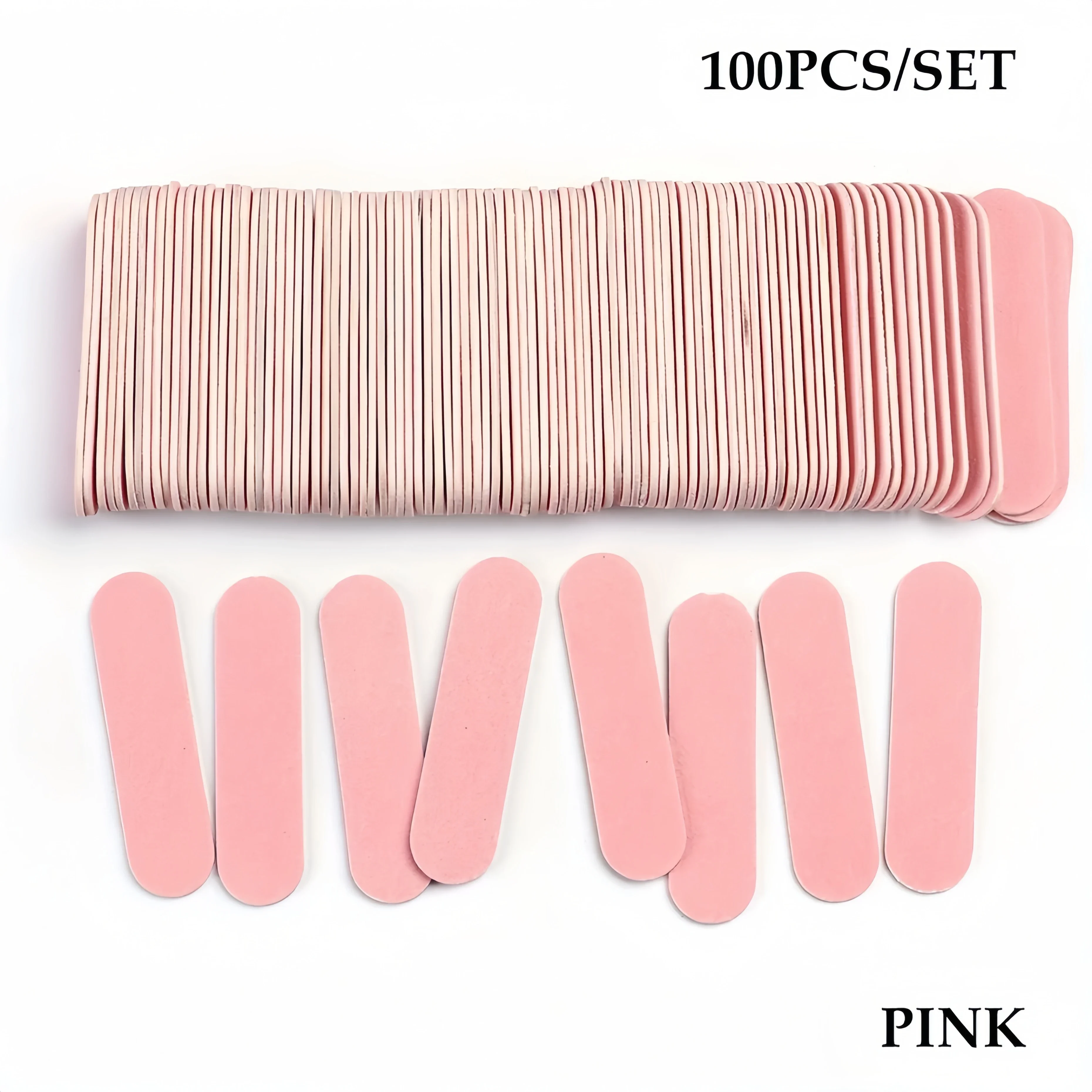 50/100pcs Double Side Nail Files Mini Wood Sanding Buffer Block Set For Gel Polish Manicure Pedicure Salon Nail Art Tools