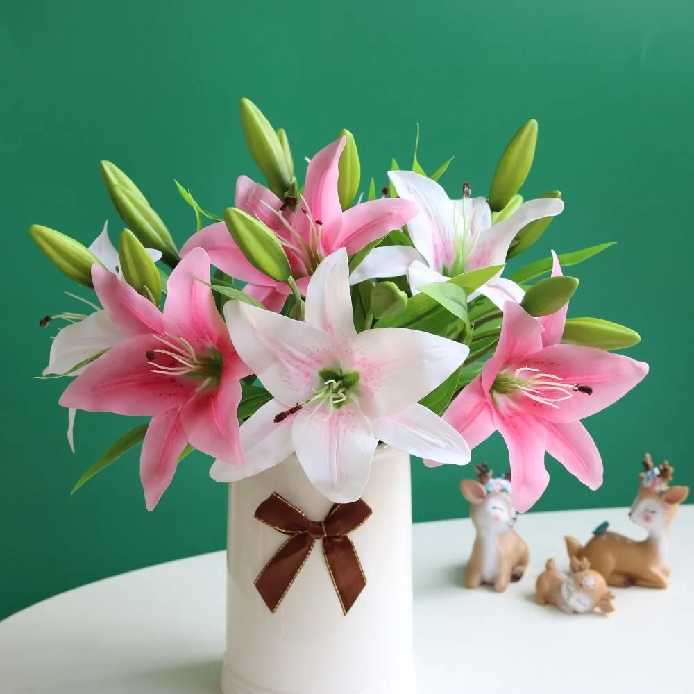 

New White Yellow Pink Artificial Green Plants Sagittarius Style Robinia Pseudoacacia False Blossom Bonsai Plants Office Decor
