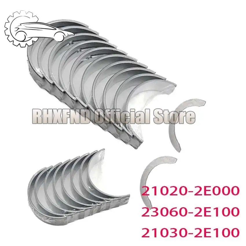 

21020-2E000 23060-2E000 21030-2E000 Year 2012-2020 Crankshaft Main Bearing Assembly Suitable for Hyundai Kia G4NA G4NC 2.0L 1.8