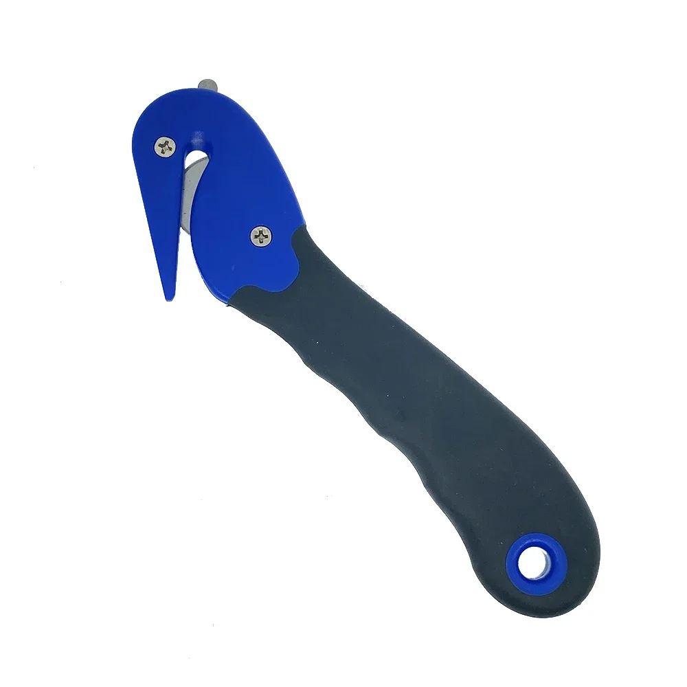 Multifuncional Gancho Lâmina Fixa Facas de Disco Tpr Faca Segurança Abridor Caixa Abs Ergonômico Plástico Lidar com Ferramenta Corte Faca Bolso