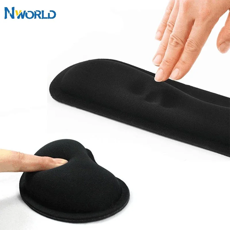 

Gaming Mouse Pad Comfort 3D Wrist Rest Silica Gel Hand Pillow Memory Cotton Foam Ergonomic Mousepad For Gamer PC Gaming