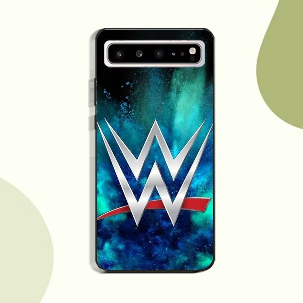 WWE The S-Shield Phone Case For Samsung Galaxy A52 A12 A51 S21 Edge S22ULTRA S23 S20LITE Plus Ultra Black Cover