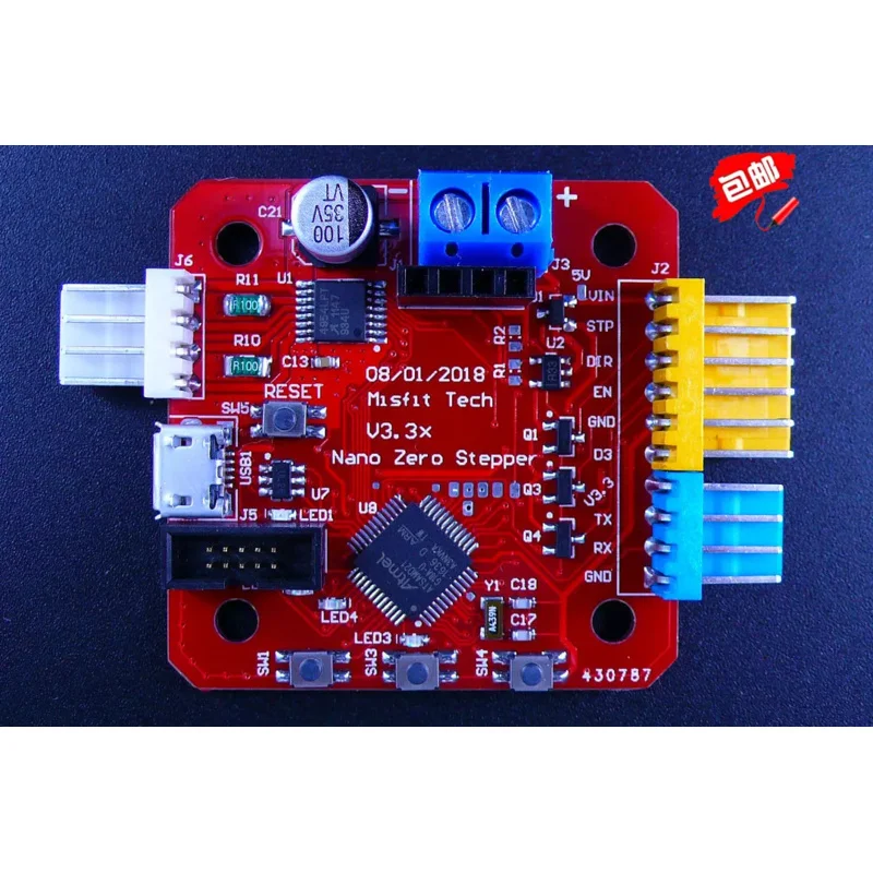 42 Stepper Motor Closed-loop Control with Self-contained Drive, High-resolution Magnetic Encoder, SimpleFOC Servo