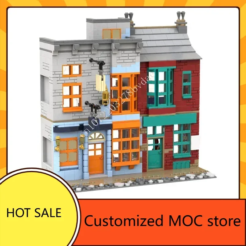 1070PCS Globus Mundi Reisagenten en Dr. Filibuster's Vuurwerken MOC Creatieve Kerst Puzzels streetview Verjaardag Speelgoed