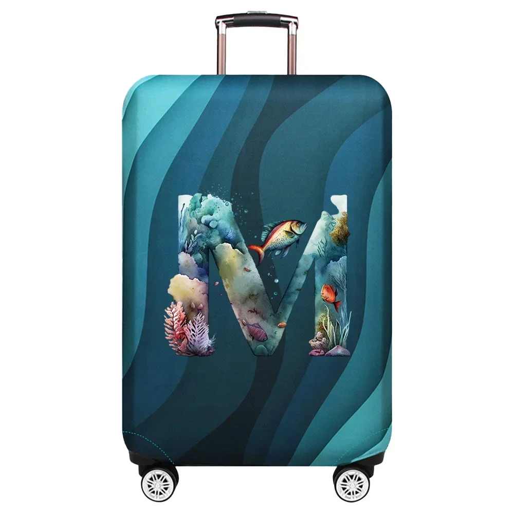 Baggage Covers Travel Suitcase Protective Cover Luggage Protective Cover Fish Series Suitable for 18-28 Inch Suitcases