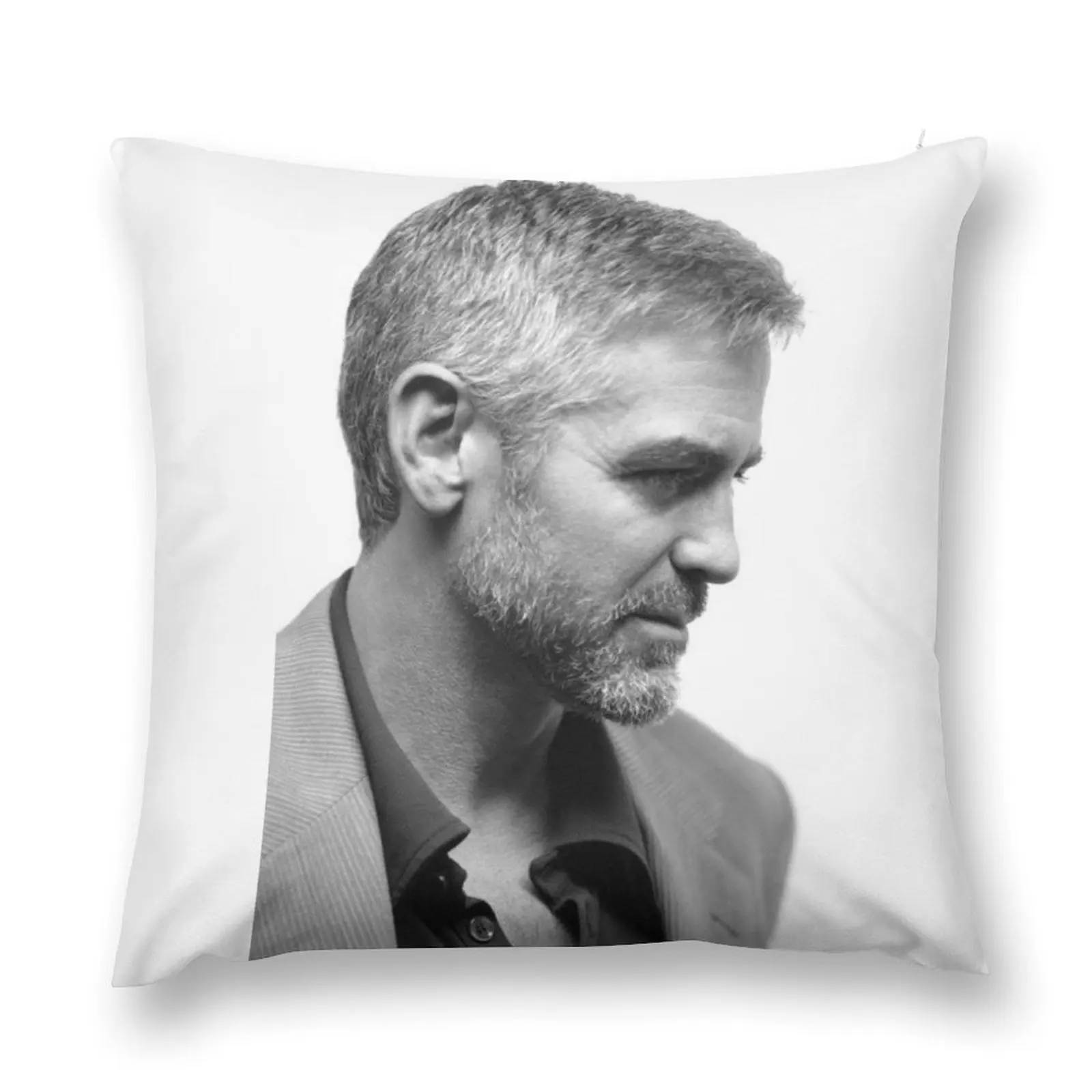 

George Clooney Throw Pillow Embroidered Cushion Cover Christmas Cushion For Home Sofas Covers pillow