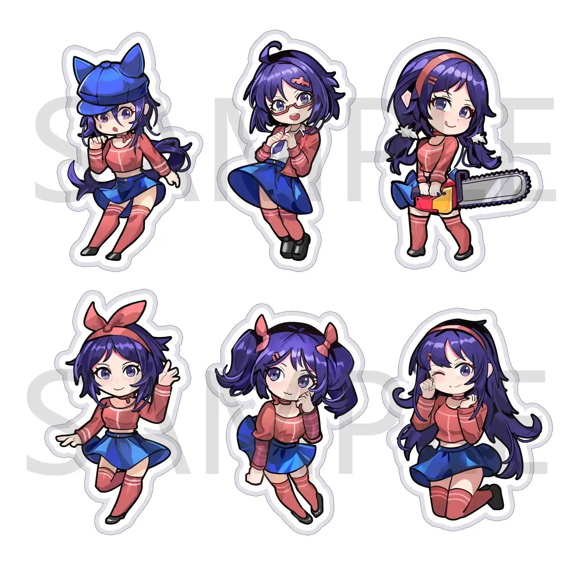 

Game MiSide : ミサイド Mita Cool Mita Acrylic Figure Keychain Pendant Anime Cosplay Charm Cartoon Backpack Keyring Otaku Xmas Gifts
