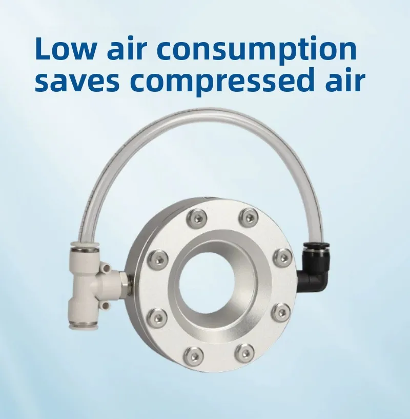 Hot Sale Pneumatic Aluminum Alloy Circular Air Knife Matched Compressor Industrial Air Ring For Air Washing Without air pipe