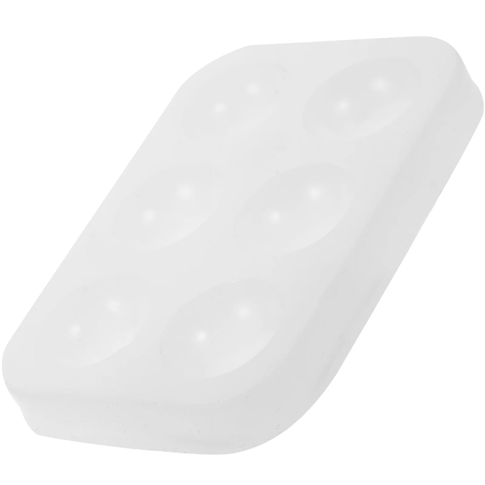 

Silicone Watercolor 6 Holes Mixing Tray Lightweight Portable Reusable Easy Clean Watercolor Palette Empty Art Supplies