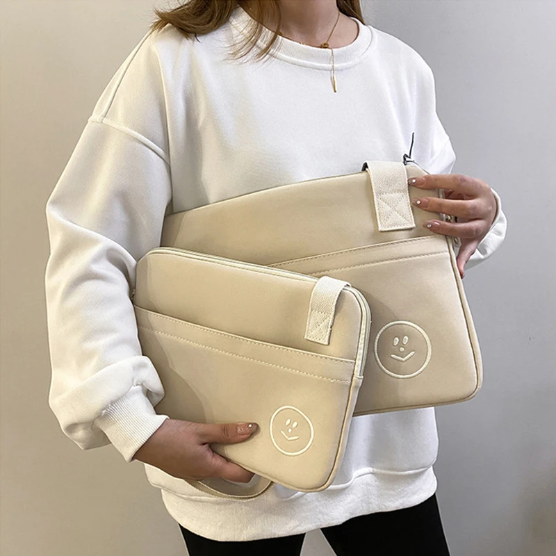 Imagem -02 - Forro do Portátil Bolsa Tablet Computador Case Macbook Ipad Pro Air4 11 13.3 Polegada Portátil Notebook Manga Bolsa de Proteção Capa de Ombro
