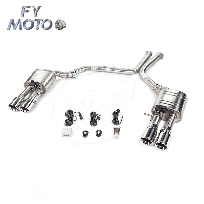 

For Audi S6 S7 Stainless Steel Exhaust System 2013-2017