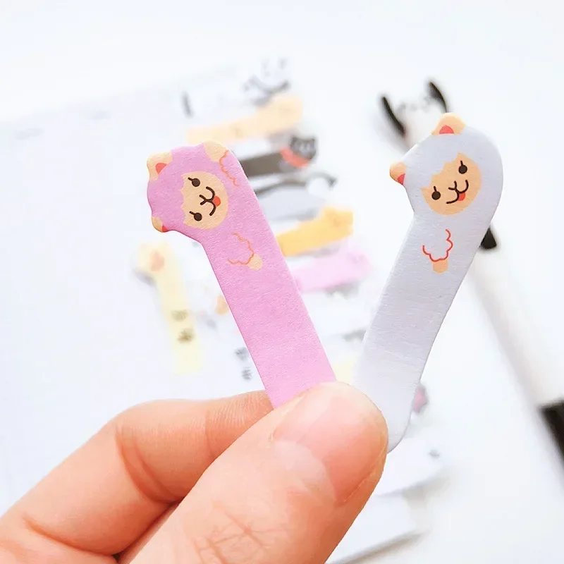 Kawaii Memo Pad Bookmarks Creative Cute Cat Panda Sticky Notes index Posted It Planner Stationery School Supplies Paper Stickers