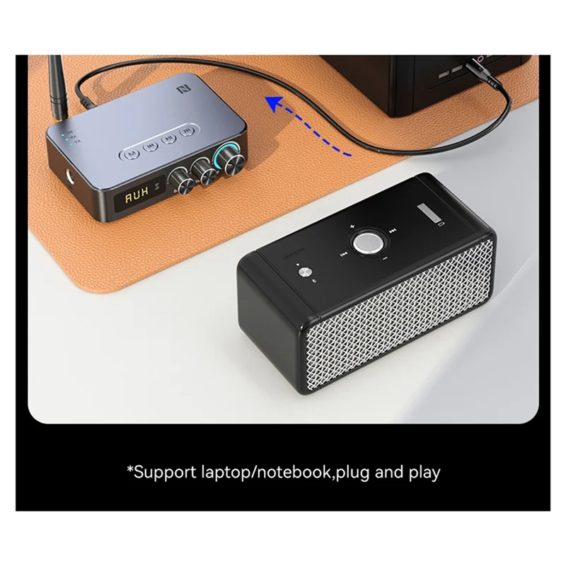 

Tebe NFC Bluetooth 5.1 Audio Receiver Transmitter Coaxial RCA Wireless Bass Treble Music Adapter FM Radio(M9 Pro)-ABRJ