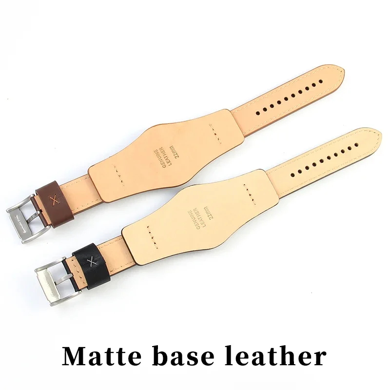 Soft Smooth Genuine Cow Leather Watchbands for Fossil Ch2565 Ch2891 FS4812 FS5068 Series Waterproof Strap with Tray 22mm