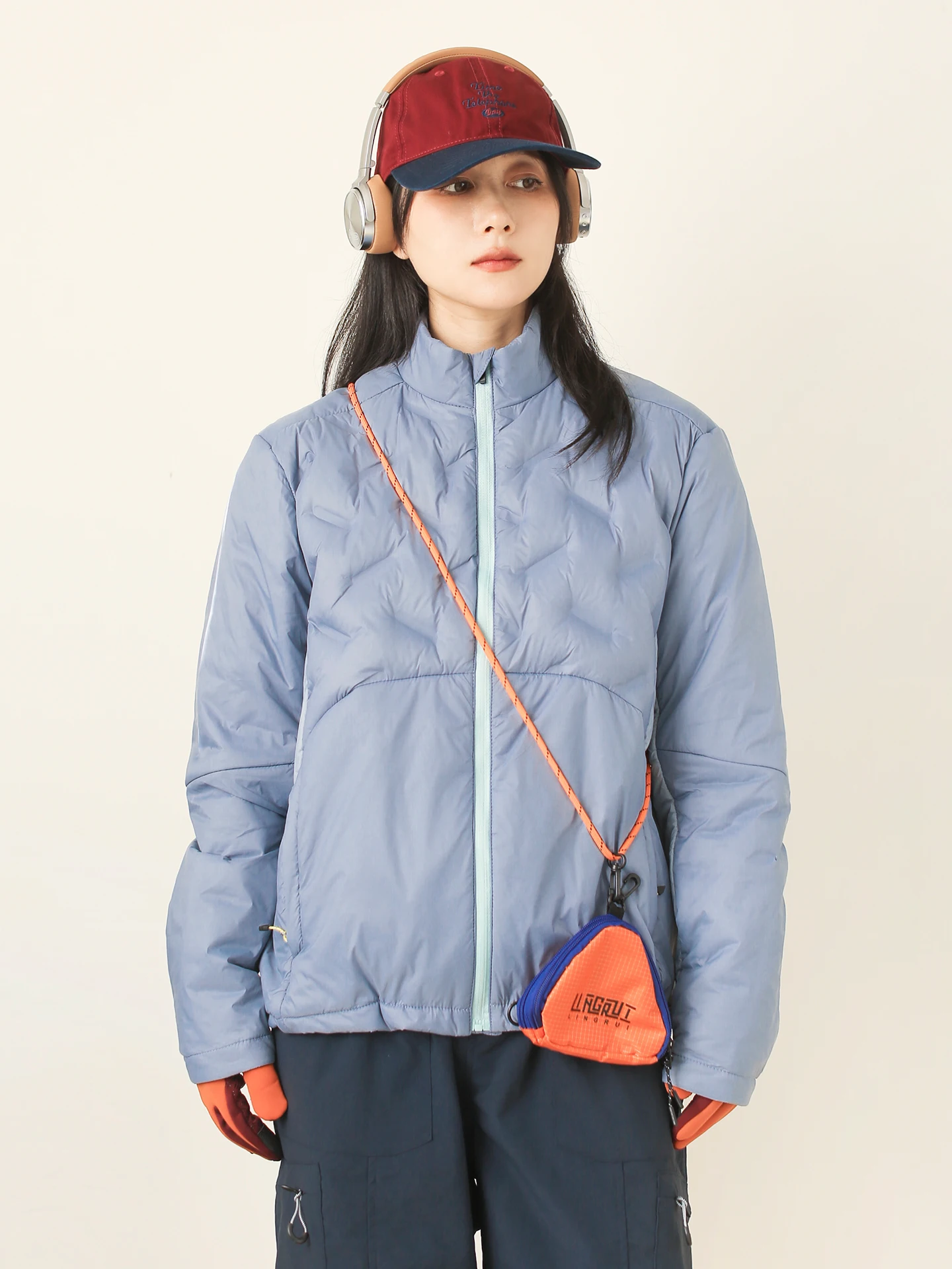 

Lightweight Stand Collar Women's down Jaet Outdoor Sle Autumn Winter Water Resistant Slim Fit Polyester Fiber White Du ...