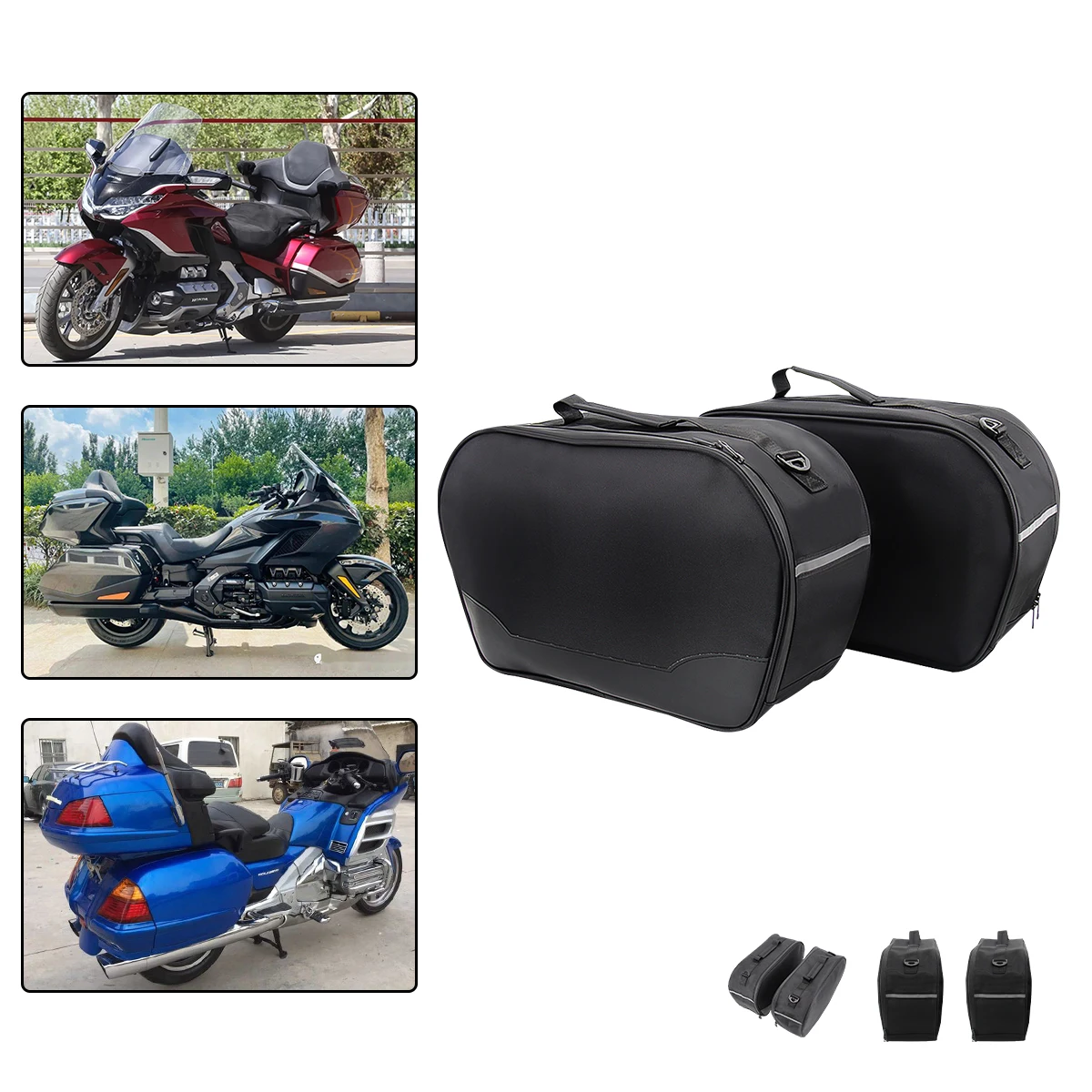 Motorcycle Accessories Saddlebag Storage bags FOR Honda Gold Wing GL1800 2012-2017 Luggage Bag Side Box Bag Inner Bag Bushing