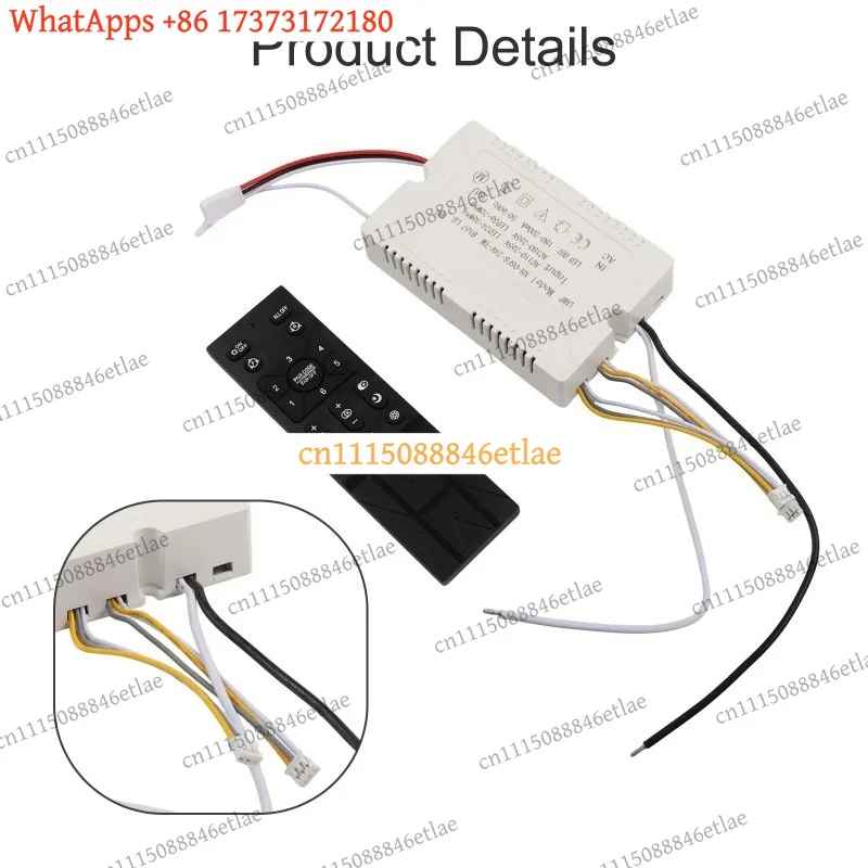 k03 6 Speed Adjustable Frequency Fan Light Receiver, Indoor Lighting Controller With Simple Reset Function For Home Use